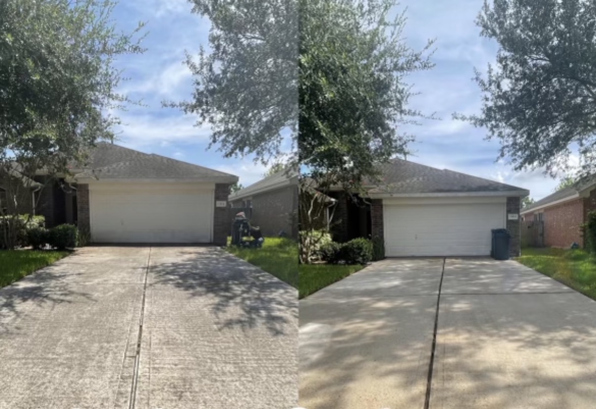 Driveway Before and After